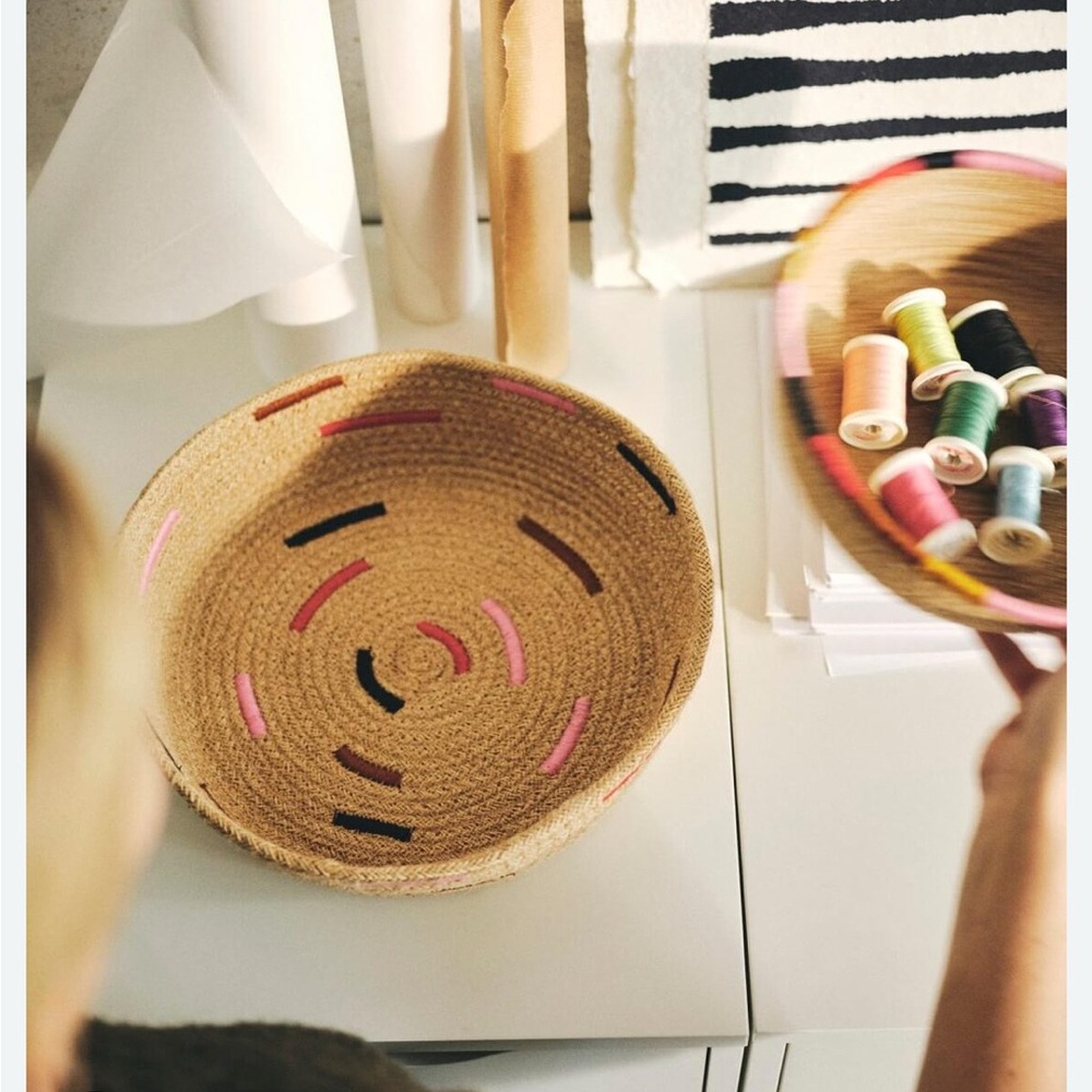 IKEA MAVINN Handwoven Basket
